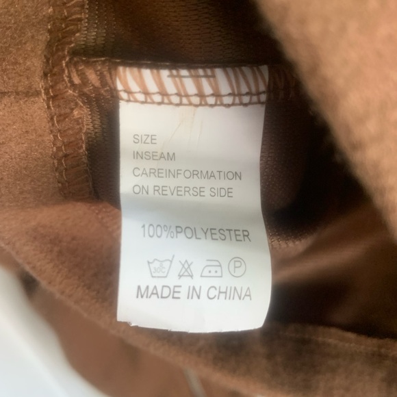 Brown Zippered Moto Jacket - Picture 5 of 5